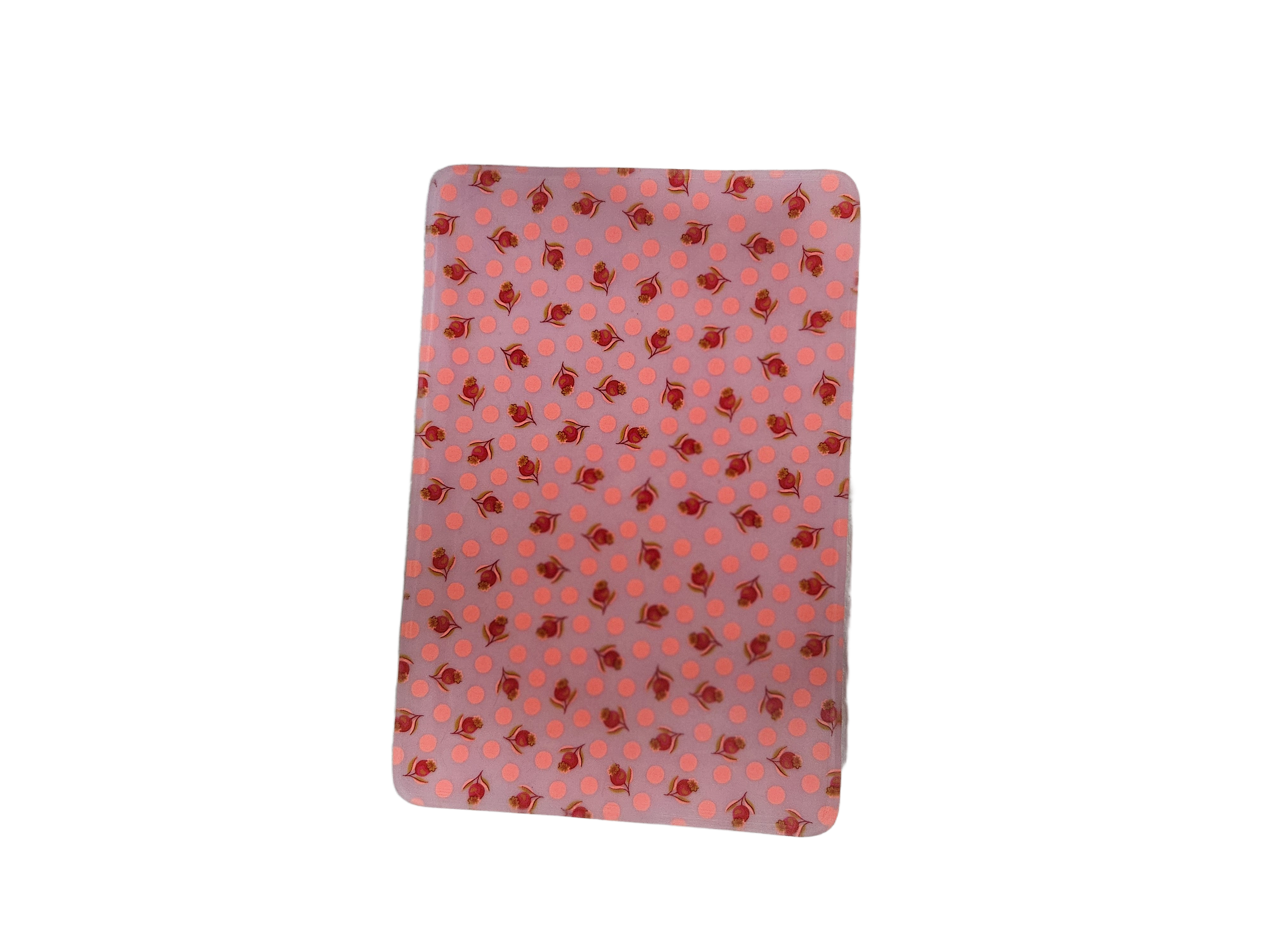 Pink Dots & Flowers Pressing Mat